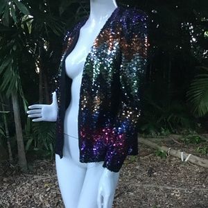 Vintage sequins cardigan